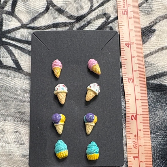 Other - Charming Ice Cream Cone Earrings for Kids